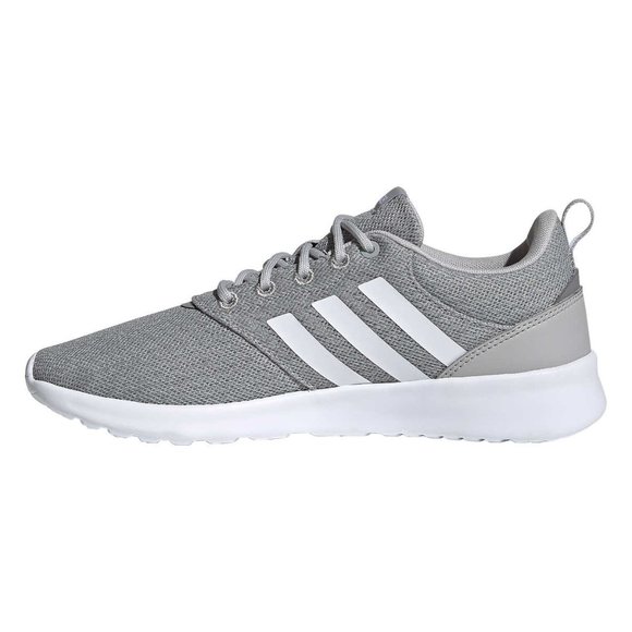 Gray adidas Ladies' QT Racer 2.0 Sneaker - Picture 5 of 9